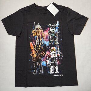 Roblox Gamer Tee Youth Small NWT – Black Graphic T‑Shirt
